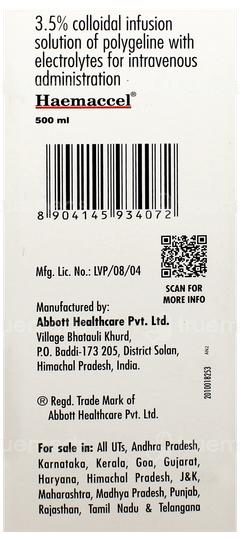 Haemaccel Infusion 500Ml Haemaccel Infusion 500Ml